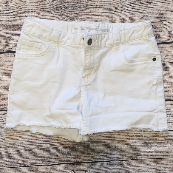 Cat & Jack Other - White denim shorts XL 14/16